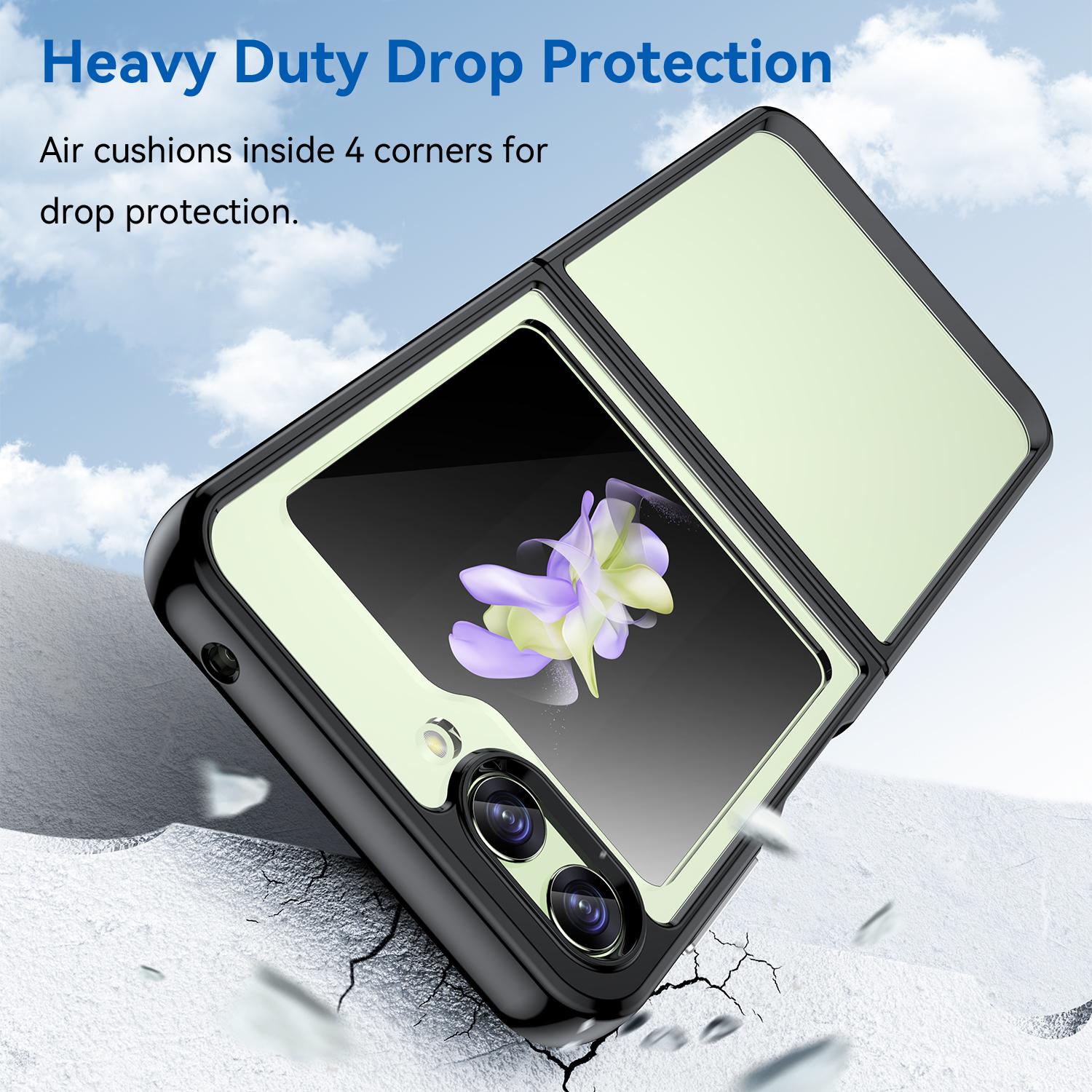For Samsung Galaxy Z Flip5 5G Mobile Phone Back Cover Clear Protective Shockproof TPU+Acrylic Case Transparent
For Samsung Galaxy Z Flip5 5G Mobile Phone Back Cover Clear Protective Shockproof TPU+Acrylic Case Transparent
