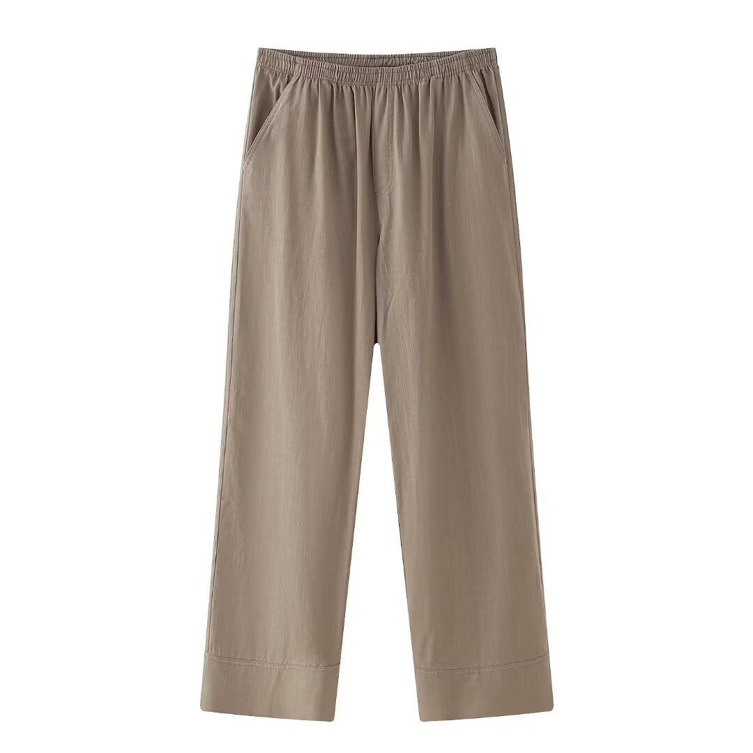 Женские комплекты брюк, модный комплект из двух предметов, свободные пальто на шнуровке, винтажные топы, брюки с высокой эластичной резинкой на талии, шикарные комплекты брюк, большие размеры L
Женские комплекты брюк, модный комплект из двух предметов, свободные пальто на шнуровке, винтажные топы, брюки с высокой эластичной резинкой на талии, шикарные комплекты брюк, большие размеры L