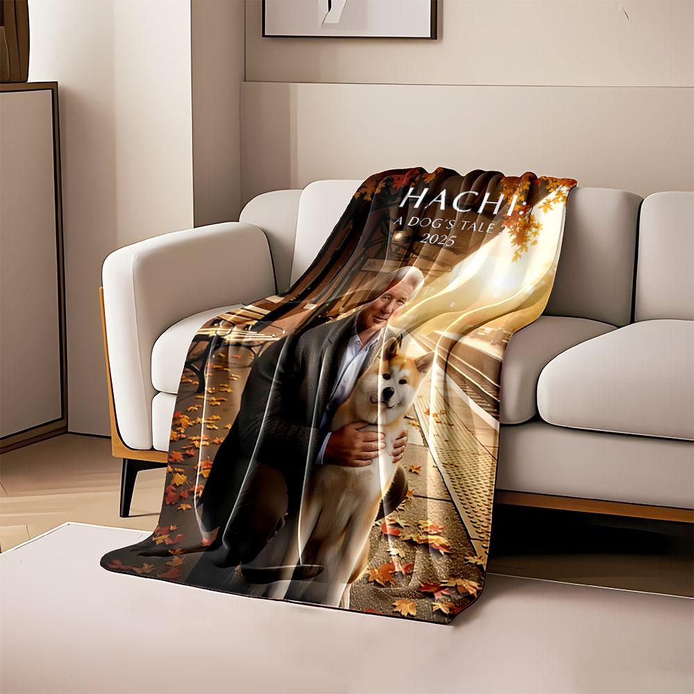 Autumn-themed scene featuring a man and dog at a train station. for all seasons blanket lunch break throw gift 80cm x 120cm
Autumn-themed scene featuring a man and dog at a train station. for all seasons blanket lunch break throw gift 80cm x 120cm