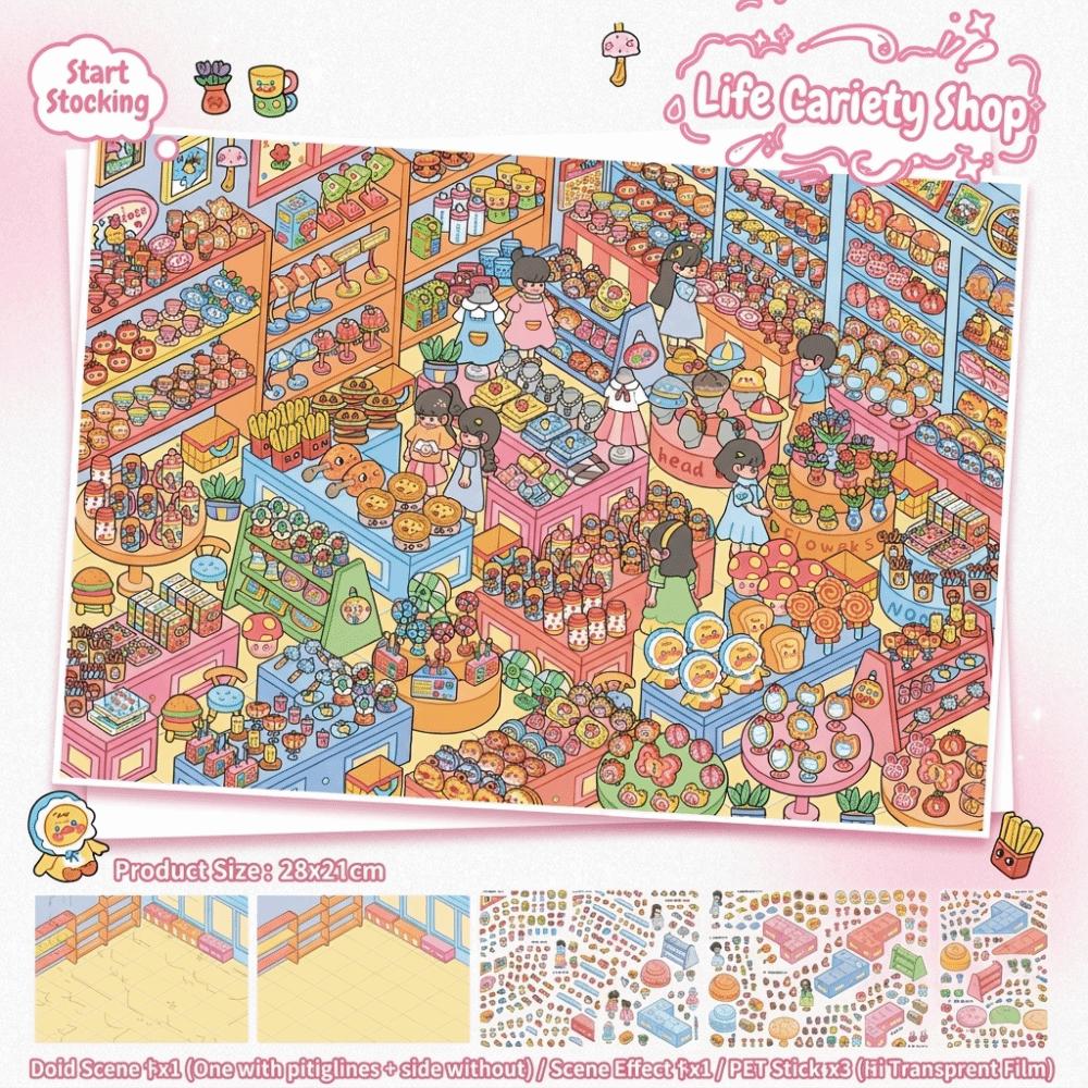2 Themes Barber Shop Sticker 3D 3D Landscape Sticker Children Activity A
2 Themes Barber Shop Sticker 3D 3D Landscape Sticker Children Activity A
