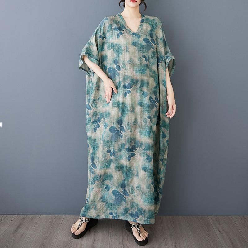 Новое винтажное платье с цветочным принтом больших размеров с коротким рукавом для женщин, повседневное свободное длинное летнее платье макси
Новое винтажное платье с цветочным принтом больших размеров с коротким рукавом для женщин, повседневное свободное длинное летнее платье макси