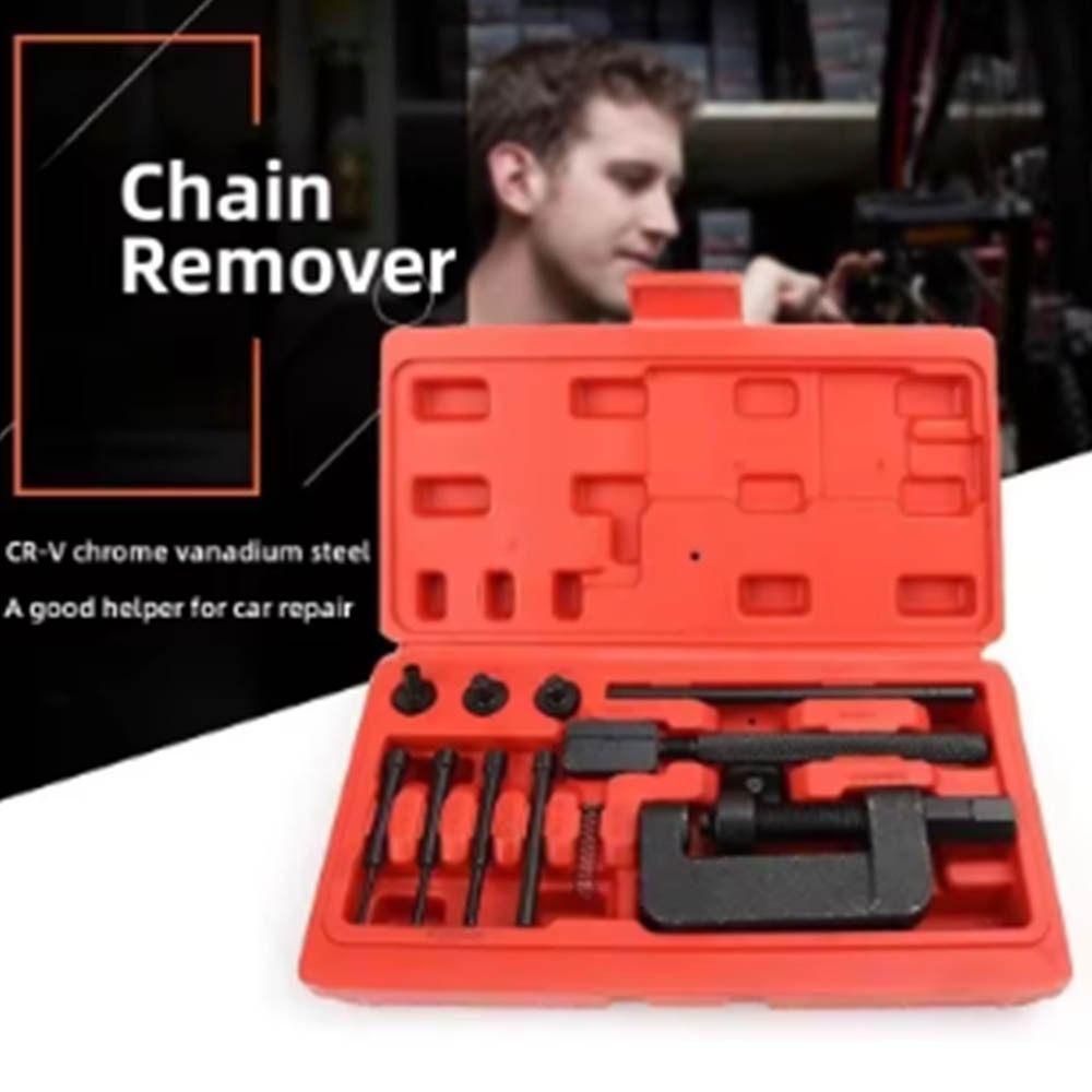 Cam Drive Splitter Link Riveter Set Heavy Duty Riveting Repair Tool Kit Repair червоний
Cam Drive Splitter Link Riveter Set Heavy Duty Riveting Repair Tool Kit Repair червоний