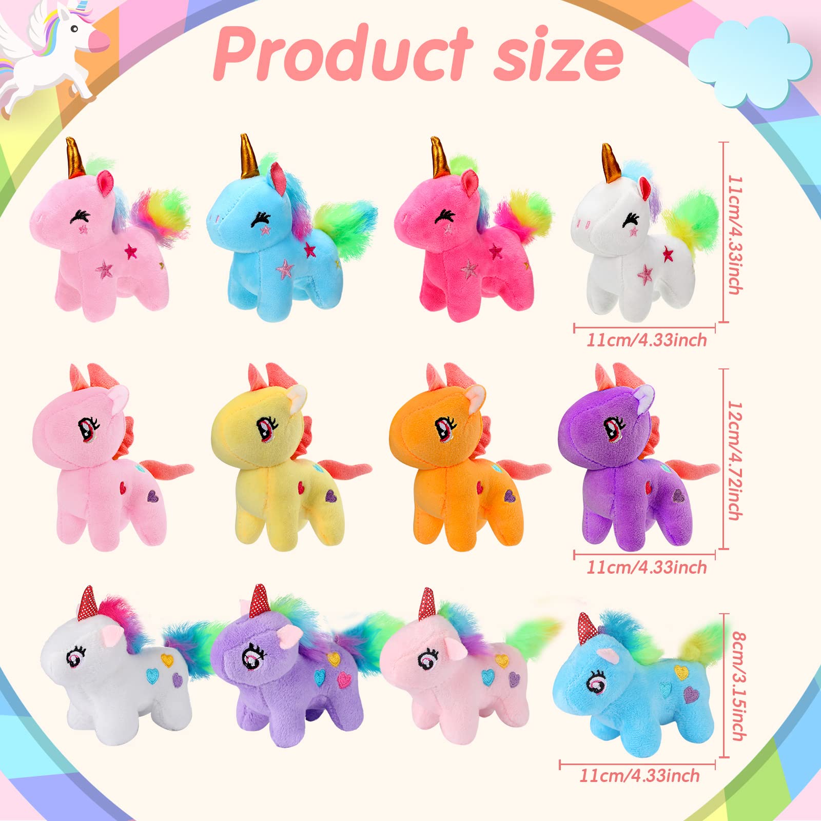 24pcs Mini Plush Unicorn Stuffed Animals Bulk Party Favors DIY Keychain Toys for Kids Birthday Gifts 8pcs
24pcs Mini Plush Unicorn Stuffed Animals Bulk Party Favors DIY Keychain Toys for Kids Birthday Gifts 8pcs