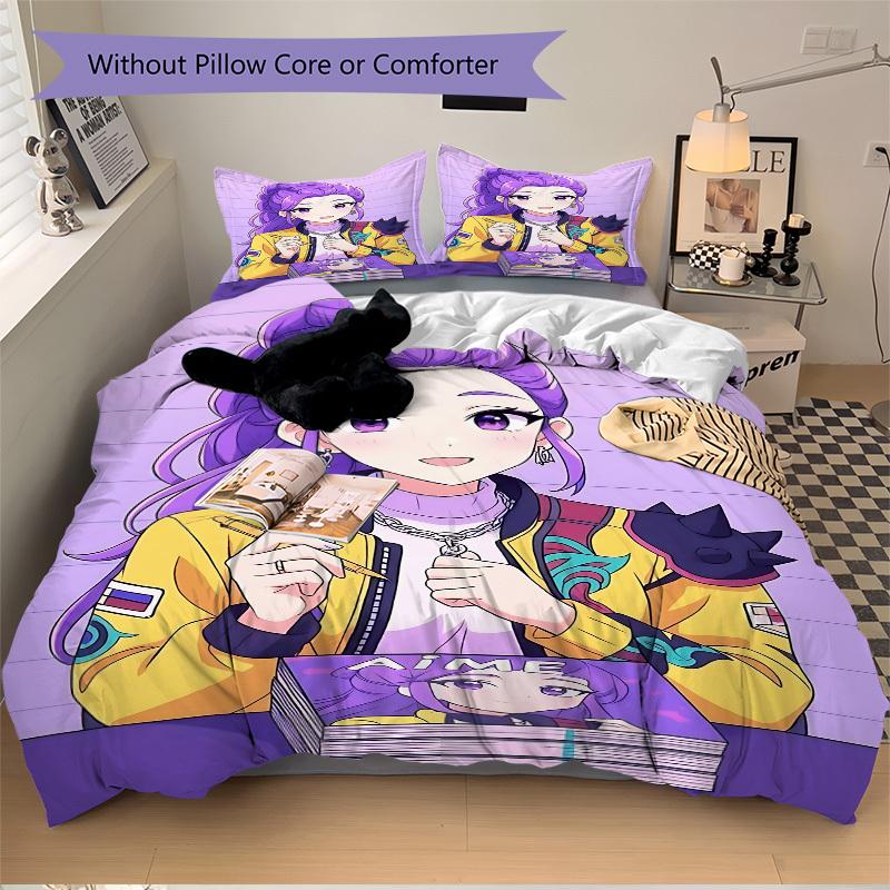 3pcs Huntrix, K-pop Duvet Cover Set for Bedroom - Includes 1 Duvet Cover and 2 Pillowcases (Core Not Included) yy251015232 135x200cm
3pcs Huntrix, K-pop Duvet Cover Set for Bedroom - Includes 1 Duvet Cover and 2 Pillowcases (Core Not Included) yy251015232 135x200cm