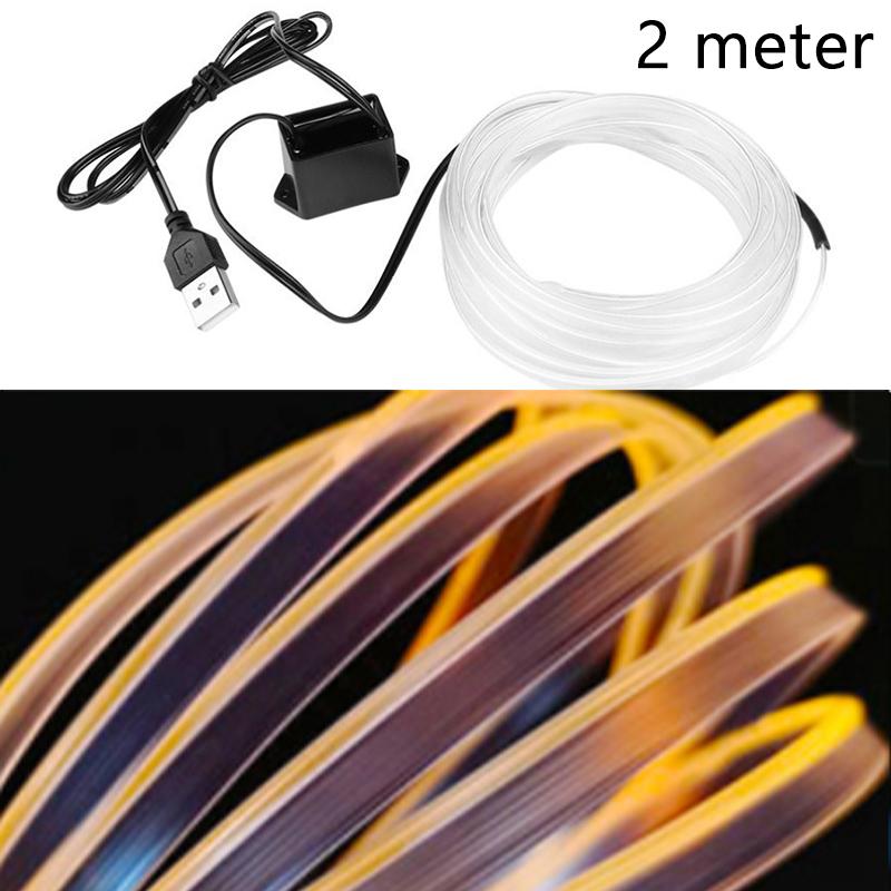1M/2M светодиодная декоративная лампа для салона автомобиля, неоновая лента El Wiring для авто, гибкий рассеянный свет, USB-диод для вечеринки 2 meter
1M/2M светодиодная декоративная лампа для салона автомобиля, неоновая лента El Wiring для авто, гибкий рассеянный свет, USB-диод для вечеринки 2 meter