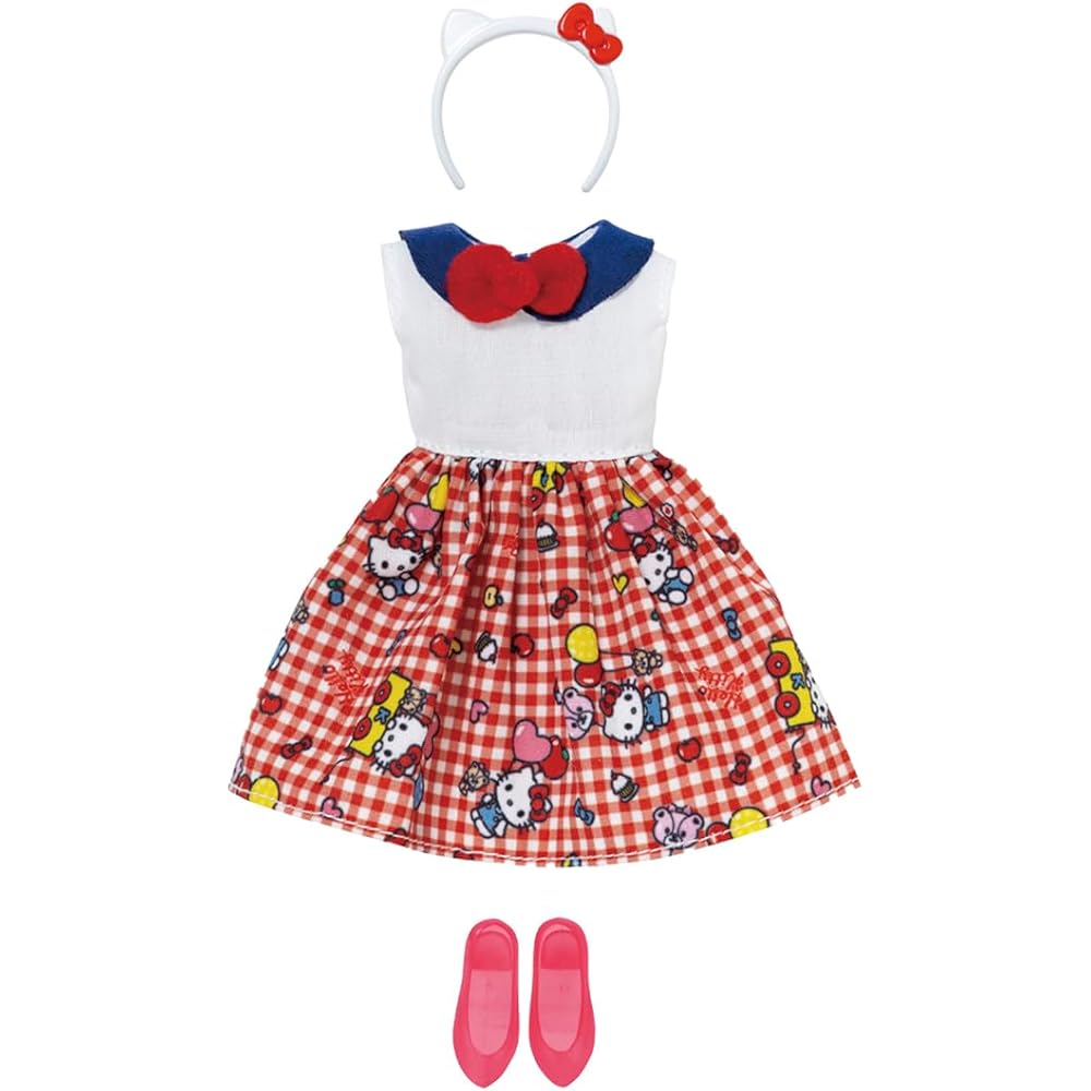 Takara Tomy Licca-chan Dress My Choice Sanrio Characters Hello Kitty Outfit with Headband Toy for Ages 3 and Up
Takara Tomy Licca-chan Dress My Choice Sanrio Characters Hello Kitty Outfit with Headband Toy for Ages 3 and Up