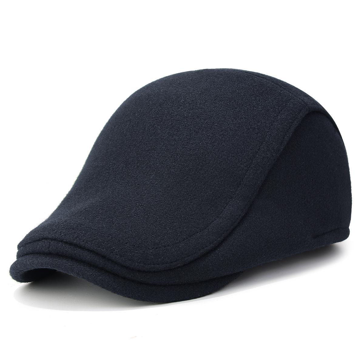 Winter Forward Cap Outdoor Warm Ear Protection Cap Men s Woolen Middle-Aged and Elderly Cold-Proof Retro Cap
Winter Forward Cap Outdoor Warm Ear Protection Cap Men s Woolen Middle-Aged and Elderly Cold-Proof Retro Cap
