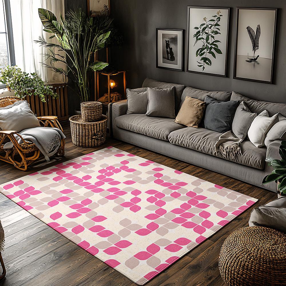 Stylish Pink Area Rug Modern Abstract Geometric Carpet Non-Slip Floor Mat Living Room Bedroom Decor Home Accent Rug Indoor Outdo 50x80cm20x31in
Stylish Pink Area Rug Modern Abstract Geometric Carpet Non-Slip Floor Mat Living Room Bedroom Decor Home Accent Rug Indoor Outdo 50x80cm20x31in