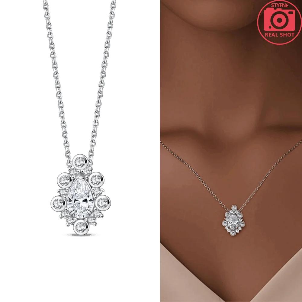 S925 Silver Shining Dreamy Necklace Moon Woman s Waterdrop Necklace Anniversary Delicate Fine Gift Accessory
S925 Silver Shining Dreamy Necklace Moon Woman s Waterdrop Necklace Anniversary Delicate Fine Gift Accessory