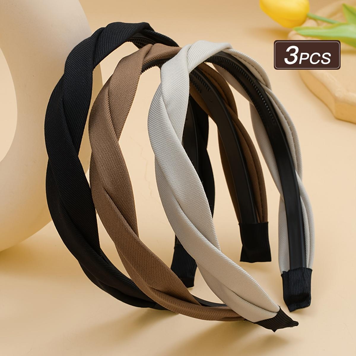 Woven Twist Headbands, Easy Yet Versatile, Offering a Touch of Elegance And Slip Resistance, Perfect for Daily Commutes And Dates, Set of 3 A-3pcs
Woven Twist Headbands, Easy Yet Versatile, Offering a Touch of Elegance And Slip Resistance, Perfect for Daily Commutes And Dates, Set of 3 A-3pcs