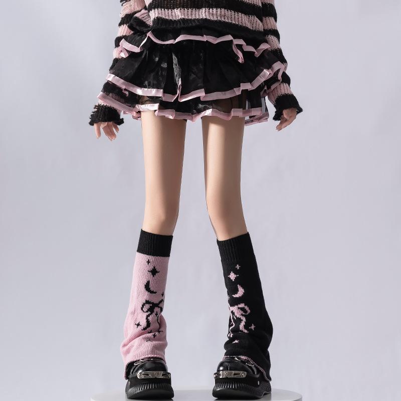 Y2K Kawaii Reversible Leg Warmers Pink Bow Heart Pattern JK Socks Sweet Edgy Knit Leg Warmers Two-Side Wear Long Tube Socks One Size
Y2K Kawaii Reversible Leg Warmers Pink Bow Heart Pattern JK Socks Sweet Edgy Knit Leg Warmers Two-Side Wear Long Tube Socks One Size