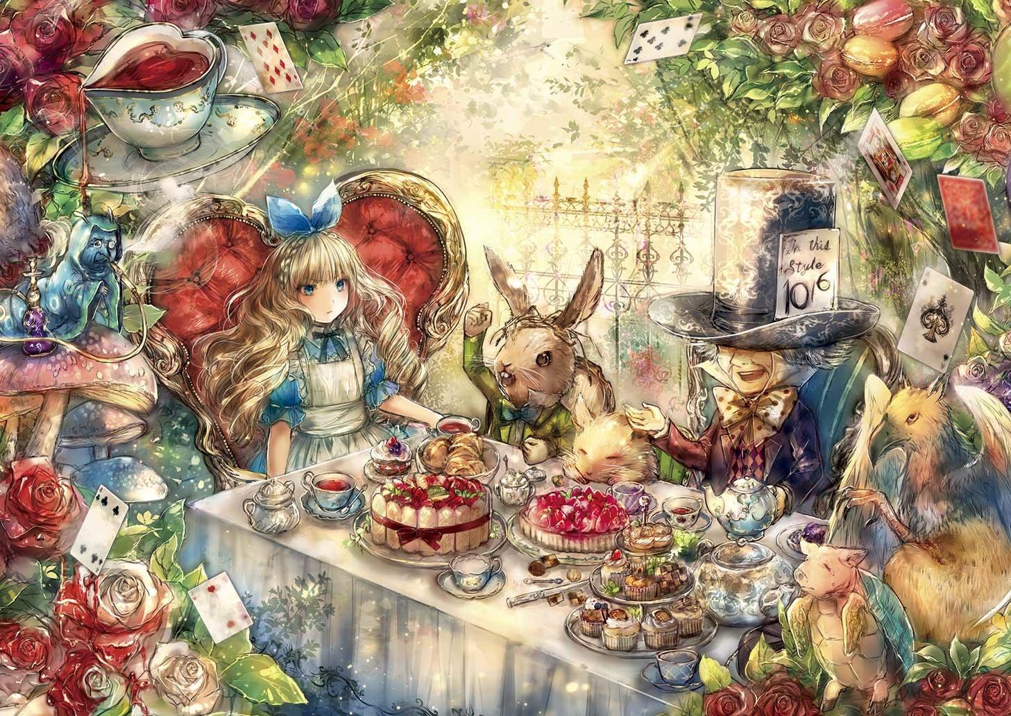 Пазл из 108 деталей Фантастическое искусство чаепития~ONINEKO~ Alice s (18,2x25,7см)
Пазл из 108 деталей Фантастическое искусство чаепития~ONINEKO~ Alice s (18,2x25,7см)