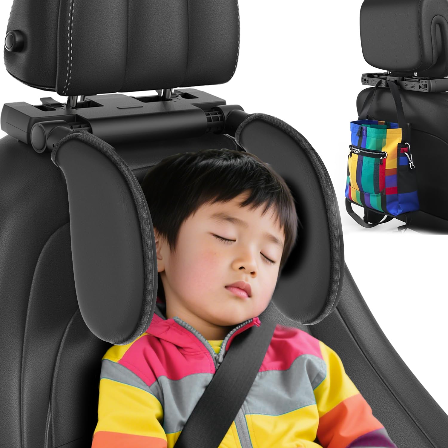 EPOCHHIKE Car Headrest Neck Pillow for Memory Improves Head and Neck Posture and Adjusts Sleeping Easy No Tools Compatible with Junior Suitable for чёрный
EPOCHHIKE Car Headrest Neck Pillow for Memory Improves Head and Neck Posture and Adjusts Sleeping Easy No Tools Compatible with Junior Suitable for чёрный