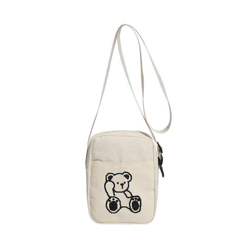 Cute Bear Embroidery Shoulder Bag for Women, Versatile Single Strap Crossbody Phone Pouch, Casual Student Canvas Handbag KTB белый
Cute Bear Embroidery Shoulder Bag for Women, Versatile Single Strap Crossbody Phone Pouch, Casual Student Canvas Handbag KTB белый