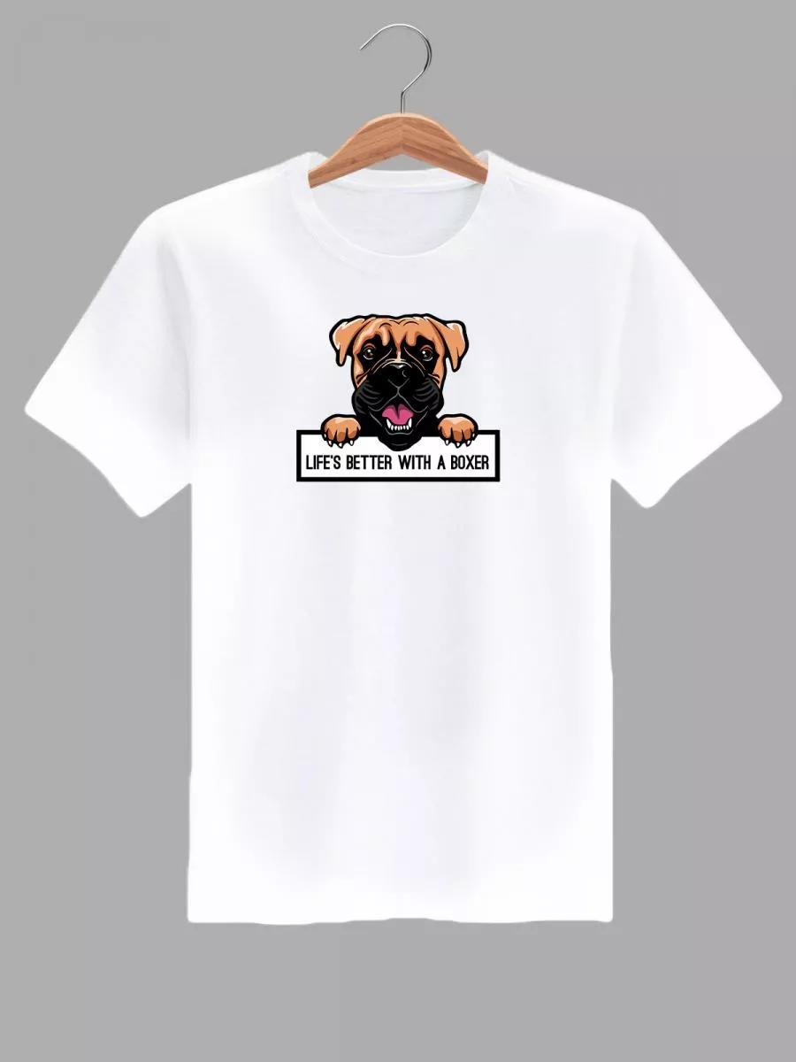 Gin dog boxer print T-shirt XL
Gin dog boxer print T-shirt XL