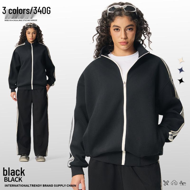 Men s Stand-up Collar Striped Sports Jacket - Autumn/Winter Collection Small чорний
Men s Stand-up Collar Striped Sports Jacket - Autumn/Winter Collection Small чорний