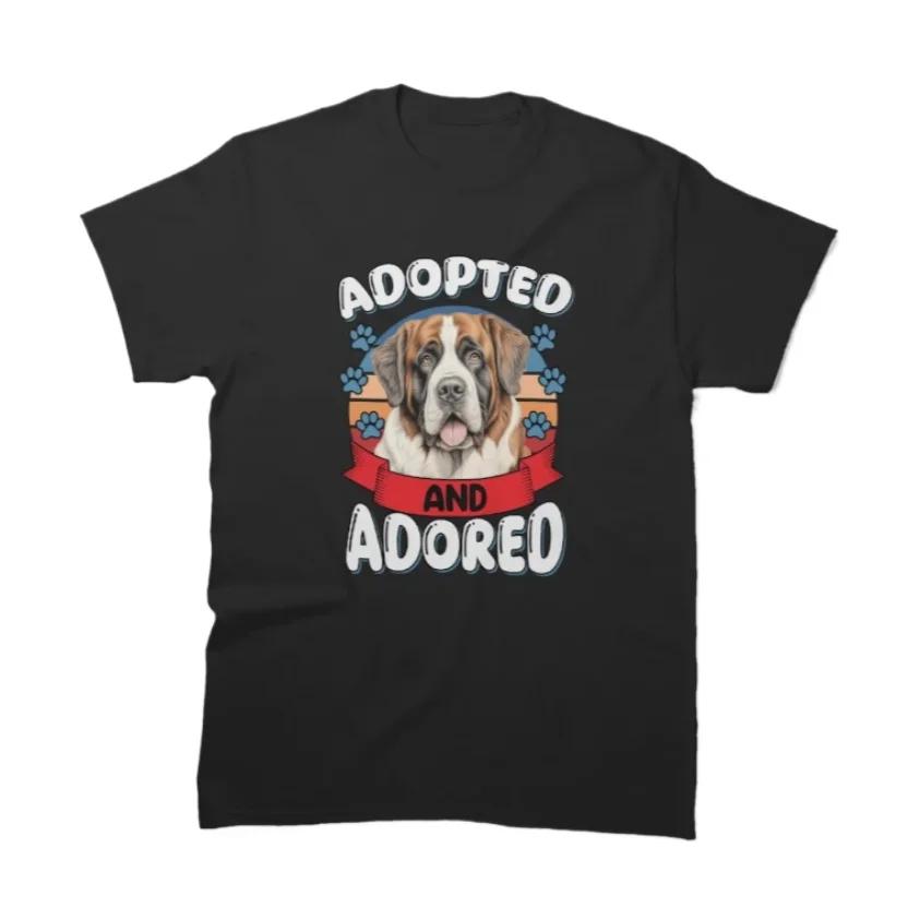 Saint Bernard Pet Dog Owner Adopted and Adored Art TShirt 100 Cotton ONeck Summer Short Sleeve Casual Mens Tshirt Size S3XL S
Saint Bernard Pet Dog Owner Adopted and Adored Art TShirt 100 Cotton ONeck Summer Short Sleeve Casual Mens Tshirt Size S3XL S