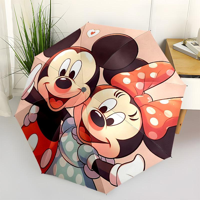 Mickey Mouse, Minnie Mouse Themed Automatic Opening and Closing Umbrella, Brightly Colored 8-rib Portable Umbrella, Suitable for Men and Wom
Mickey Mouse, Minnie Mouse Themed Automatic Opening and Closing Umbrella, Brightly Colored 8-rib Portable Umbrella, Suitable for Men and Wom