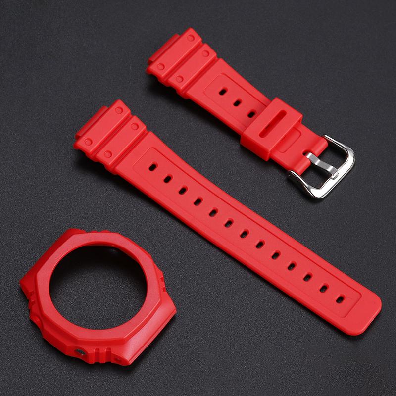 Fof Casio GA-2100/2110 Modified silicone strap case Replacement accessories Red Black White 0mm червоний
Fof Casio GA-2100/2110 Modified silicone strap case Replacement accessories Red Black White 0mm червоний