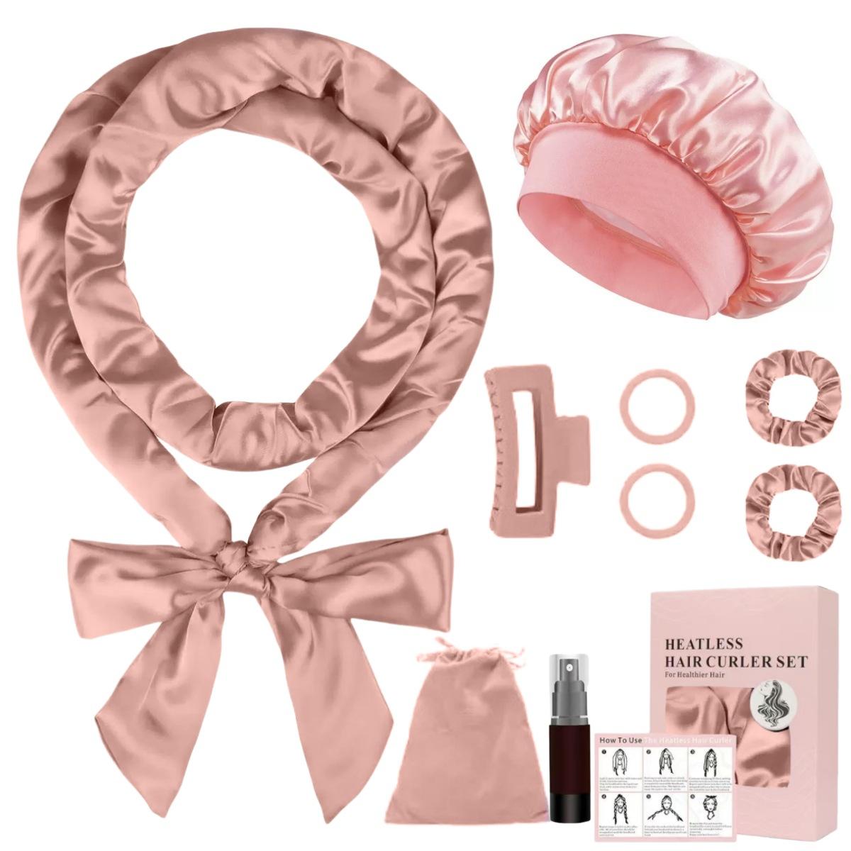 New lazy no-heat curling iron, headband, hair reel, hairdressing, big wave sleep gift box set.
New lazy no-heat curling iron, headband, hair reel, hairdressing, big wave sleep gift box set.