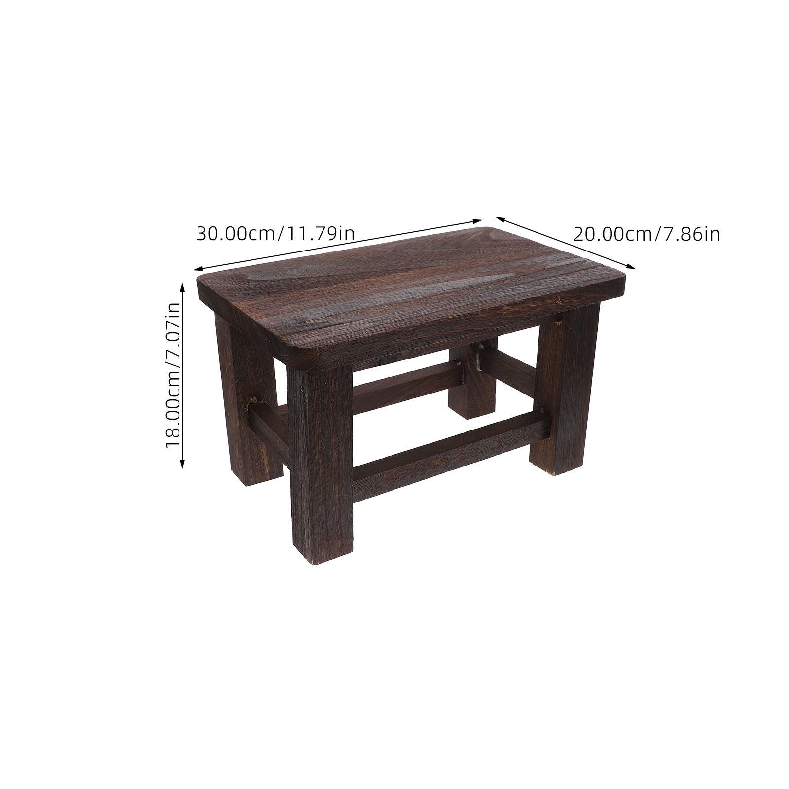 Solid Wood Small Stool Vintage Design Compact Footstool for Shoe Changing Bathroom Living Room Adult Use Wooden Step Stool
Solid Wood Small Stool Vintage Design Compact Footstool for Shoe Changing Bathroom Living Room Adult Use Wooden Step Stool