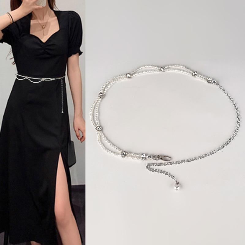 Xiaoxiangfeng Diamond Pearl Waist Chain Women S Belt Women S Dress Skirt Decorative Rhinestones
Xiaoxiangfeng Diamond Pearl Waist Chain Women S Belt Women S Dress Skirt Decorative Rhinestones