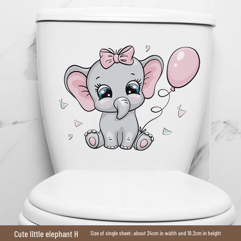 Милые водонепроницаемые наклейки на стену в виде слона для ванной комнаты - модель MT23060 20x30cm (No bag)
Милые водонепроницаемые наклейки на стену в виде слона для ванной комнаты - модель MT23060 20x30cm (No bag)