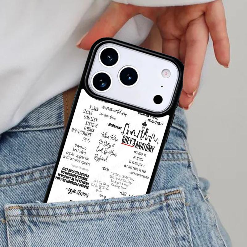 GREY S ANATOMY QUOTES Phone Case for iPhone 16e 15 14 13 12 17 Pro Max Plus Air 17pro Cover Coque iPhone 14
GREY S ANATOMY QUOTES Phone Case for iPhone 16e 15 14 13 12 17 Pro Max Plus Air 17pro Cover Coque iPhone 14