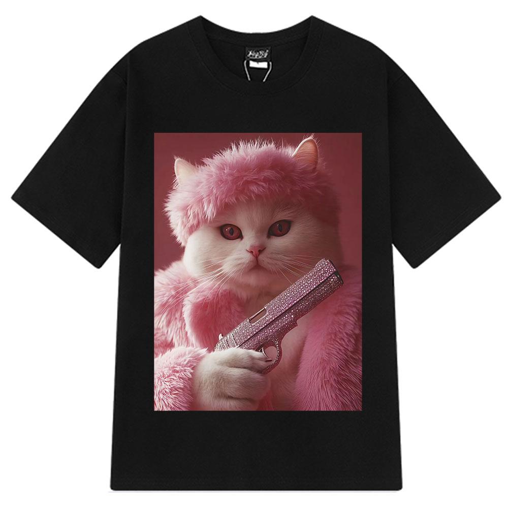 Funny Cat Gang Meme Vintage T-shirt Men s Women Harajuk Y2k Clothes Tshirt Short-sleeved 100% Cotton Hip-hop Fashion T-shirts 3XL
Funny Cat Gang Meme Vintage T-shirt Men s Women Harajuk Y2k Clothes Tshirt Short-sleeved 100% Cotton Hip-hop Fashion T-shirts 3XL