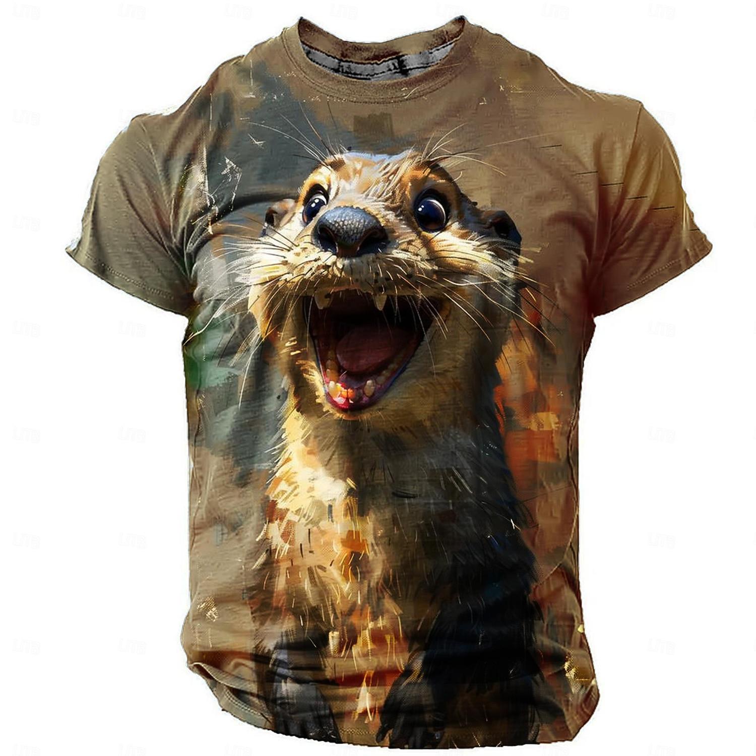 Men s Animal Funny T Shirt Short Sleeve T shirt 3D Print Crew Neck Shirt Retro Vintage Casual Street Style XL
Men s Animal Funny T Shirt Short Sleeve T shirt 3D Print Crew Neck Shirt Retro Vintage Casual Street Style XL