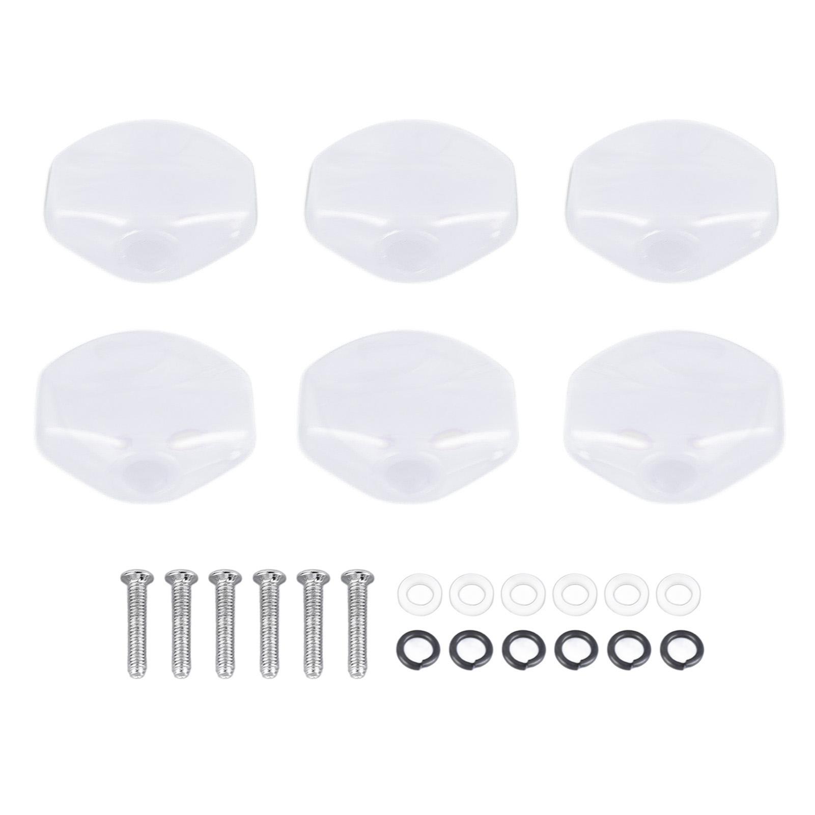 6Pcs Guitar Tuning Peg Cap Plastic Tuner Key Cover Machine Head Knob Cap for Replacement White білий
6Pcs Guitar Tuning Peg Cap Plastic Tuner Key Cover Machine Head Knob Cap for Replacement White білий