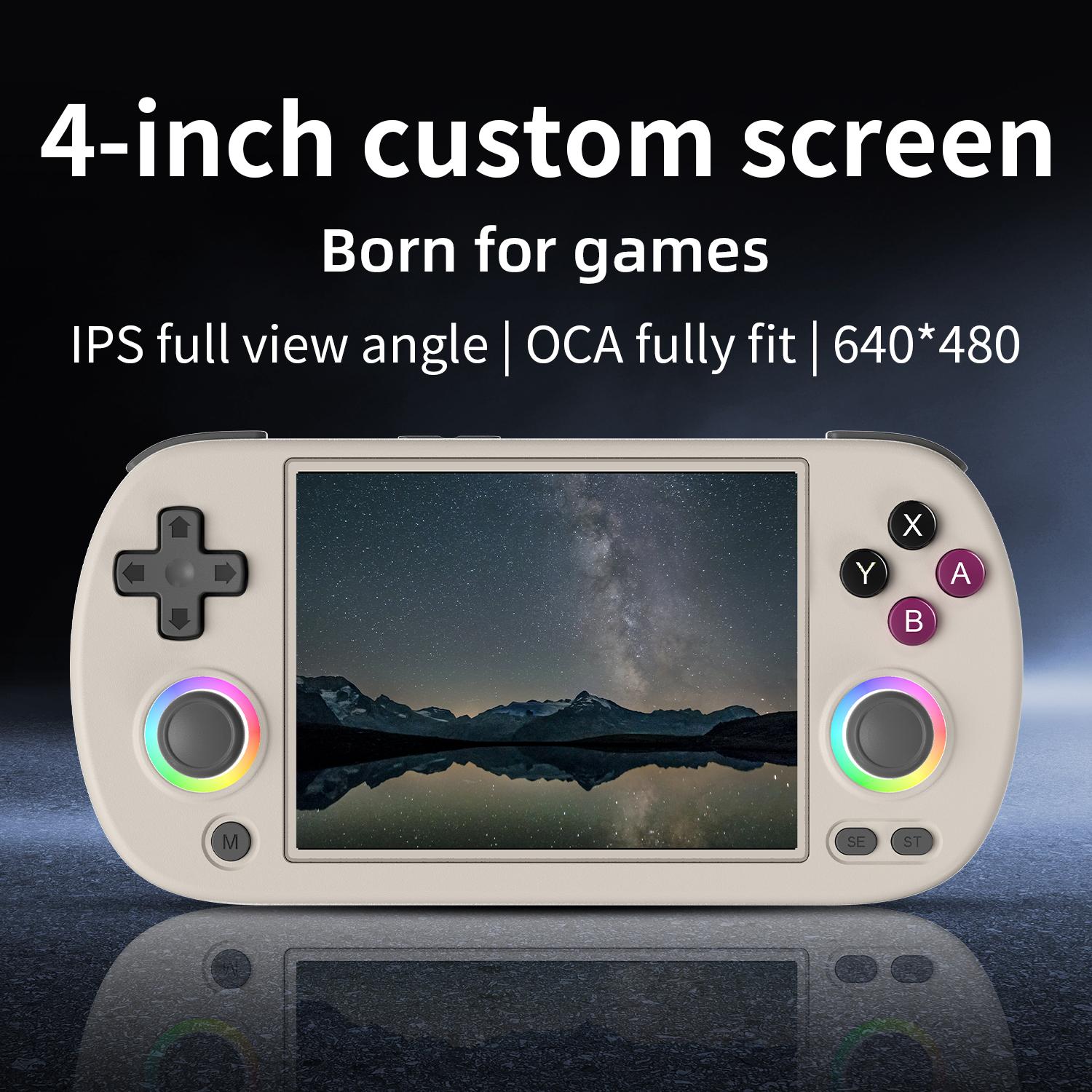 ANBERNIC RG40XX H Портативная игровая консоль 4,0-дюймовый экран 640*480 IPS 3200 мАч 64-битная система со встроенной RGB-подсветкой 5K+игры RG40XXH 64G(5K Games) серый
ANBERNIC RG40XX H Портативная игровая консоль 4,0-дюймовый экран 640*480 IPS 3200 мАч 64-битная система со встроенной RGB-подсветкой 5K+игры RG40XXH 64G(5K Games) серый