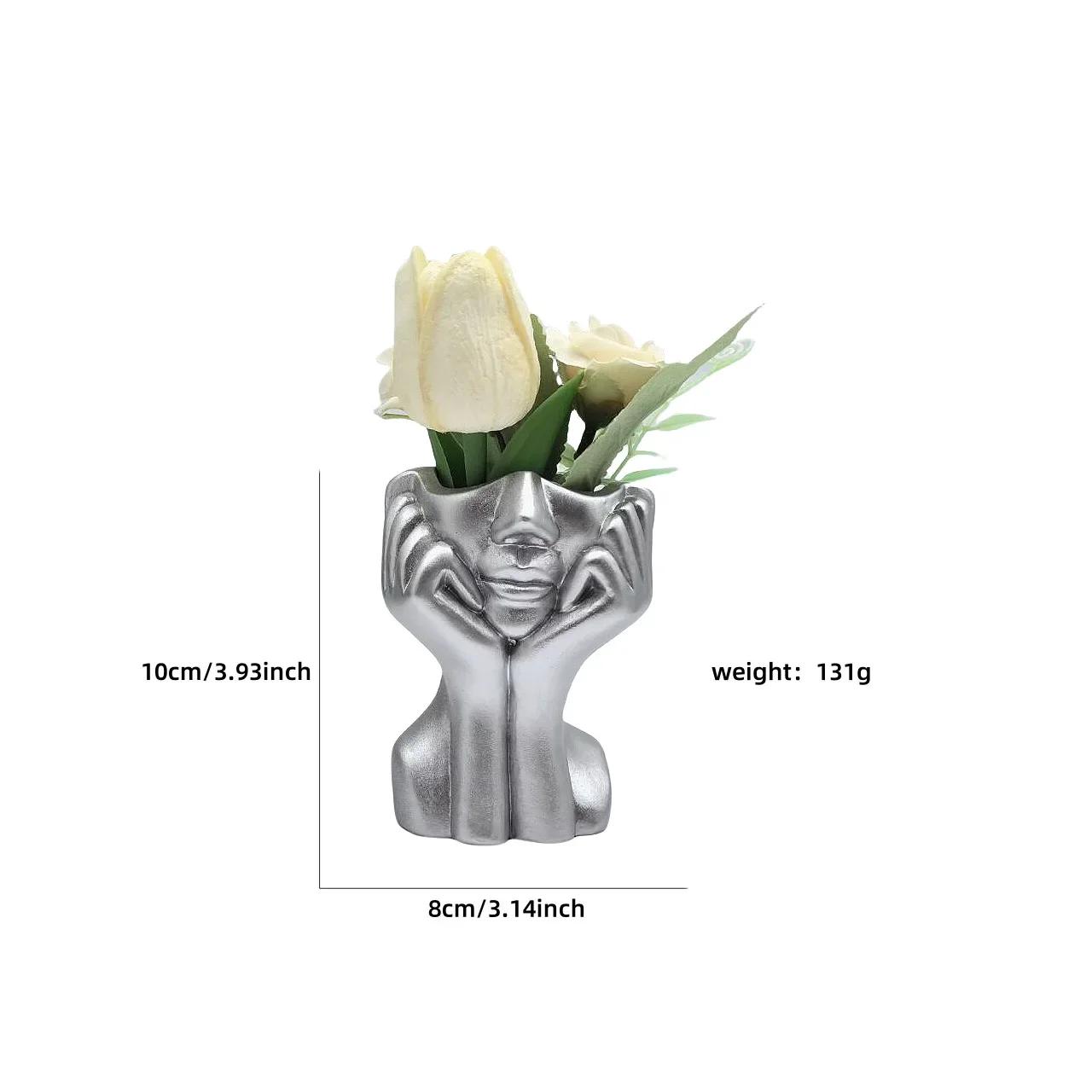 2026 New Resin Vase Nordic Human Face Flower Vases Home Decor Creatrive Art Sculpture Human Head Abstract Plant Flower Pot
2026 New Resin Vase Nordic Human Face Flower Vases Home Decor Creatrive Art Sculpture Human Head Abstract Plant Flower Pot