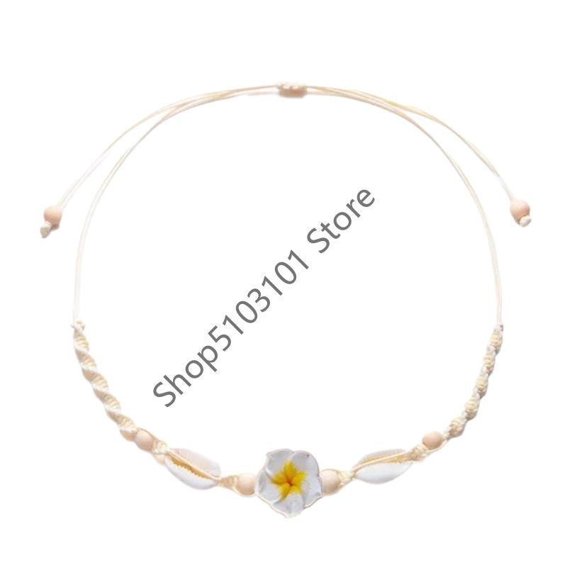 X6HE Handmade Floral Shell Necklace Lightweight Clay Beads Summer Beach Jewelry Piece For Everyday Wear
X6HE Handmade Floral Shell Necklace Lightweight Clay Beads Summer Beach Jewelry Piece For Everyday Wear