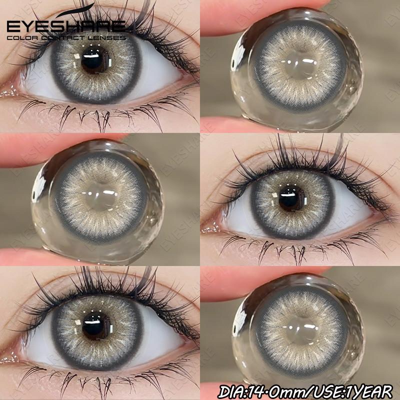 EYESHARE 1 Pair PATTAYA Series Contact Lenses Color Gray Lenses Natural Brown Eye Soft Lens Beauty Pupils for Eyes Cosmetic
EYESHARE 1 Pair PATTAYA Series Contact Lenses Color Gray Lenses Natural Brown Eye Soft Lens Beauty Pupils for Eyes Cosmetic