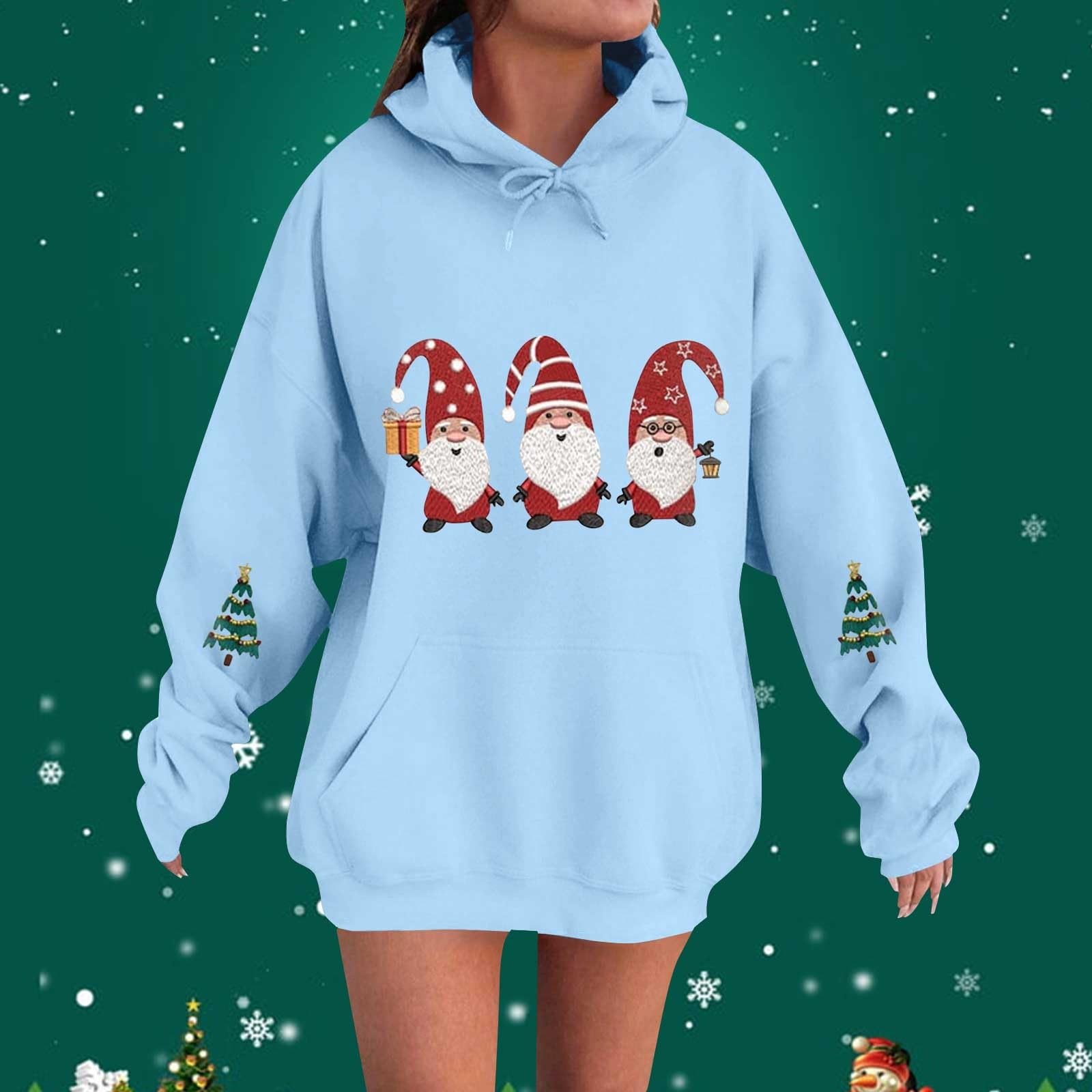 Women s Fashionable Casual Hooded Long Sleeved Printed Sweatshirt XL
Women s Fashionable Casual Hooded Long Sleeved Printed Sweatshirt XL