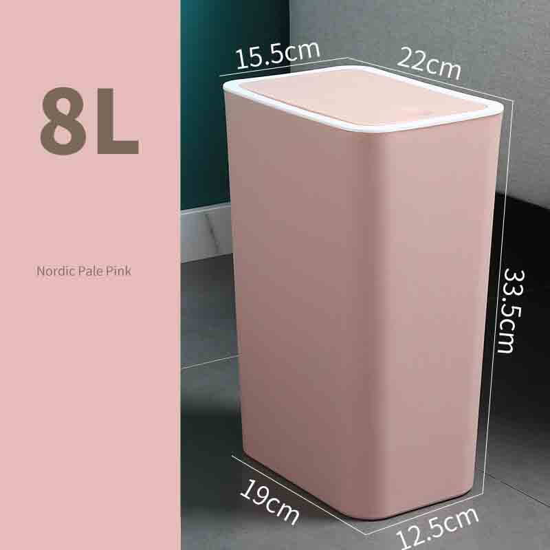 Нове прямокутне відро для сміття Nordic Push Відро для сміття Вітальня з кришкою Відро для сміття Кухня Ванна кімната Туалет Відро для сміття рожевий
Нове прямокутне відро для сміття Nordic Push Відро для сміття Вітальня з кришкою Відро для сміття Кухня Ванна кімната Туалет Відро для сміття рожевий
