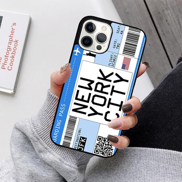 BOARDING PASS Phone Case For iPhone 17 Air 16 15 14 13 12 Pro Max Plus Max Cover Shell coque iPhone 14pro
BOARDING PASS Phone Case For iPhone 17 Air 16 15 14 13 12 Pro Max Plus Max Cover Shell coque iPhone 14pro