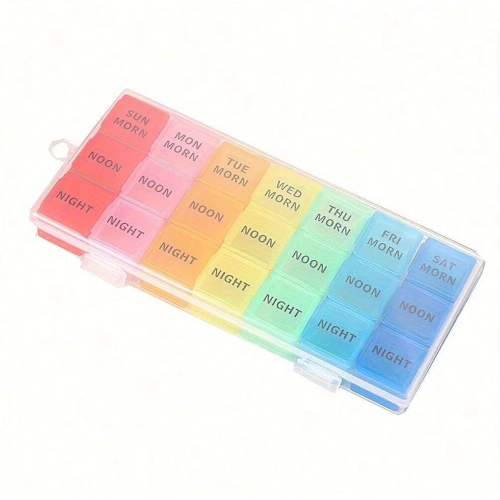Weekly Pill Organizer, Moisture Proof 7 Day Pill Case Portable Small Travel Pill Organizer Weekly Box Medicine Organizer
Weekly Pill Organizer, Moisture Proof 7 Day Pill Case Portable Small Travel Pill Organizer Weekly Box Medicine Organizer