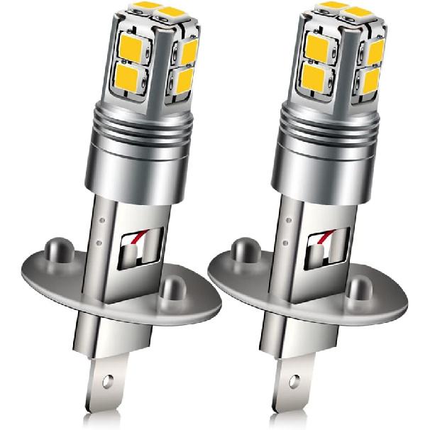 Ruiandsion H3 LED Fog Light Bulbs 6000K White Super Bright 2835 10SMD Chips 9-30V for Car Fog Lights(Pack of 2) H1
Ruiandsion H3 LED Fog Light Bulbs 6000K White Super Bright 2835 10SMD Chips 9-30V for Car Fog Lights(Pack of 2) H1