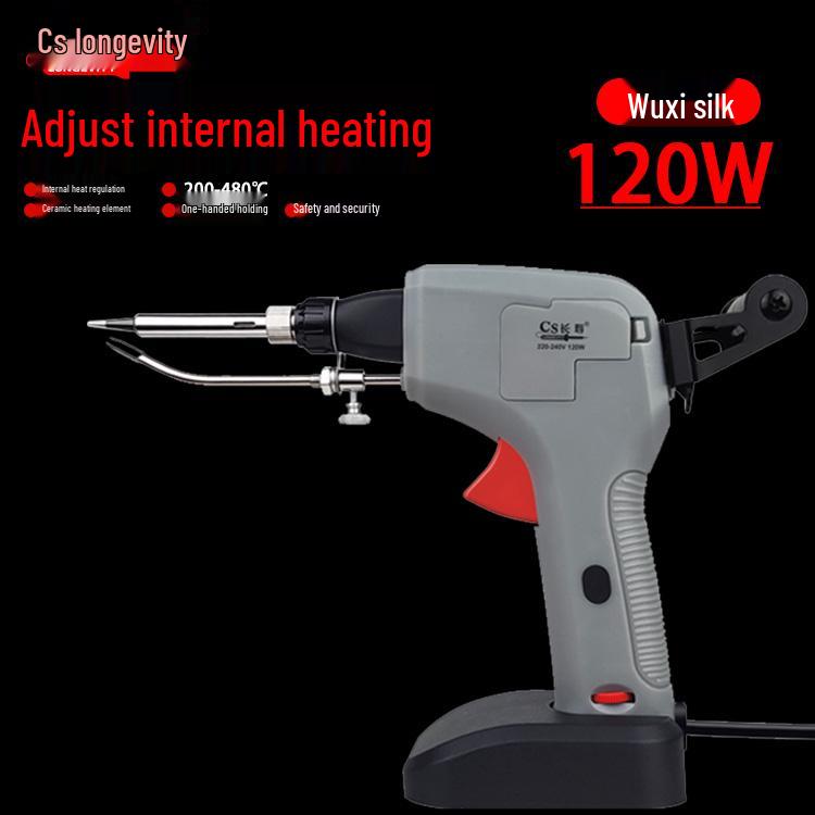 120W High-Power Electric Soldering Iron Gun for Repair and Internal Heating Welding
120W High-Power Electric Soldering Iron Gun for Repair and Internal Heating Welding