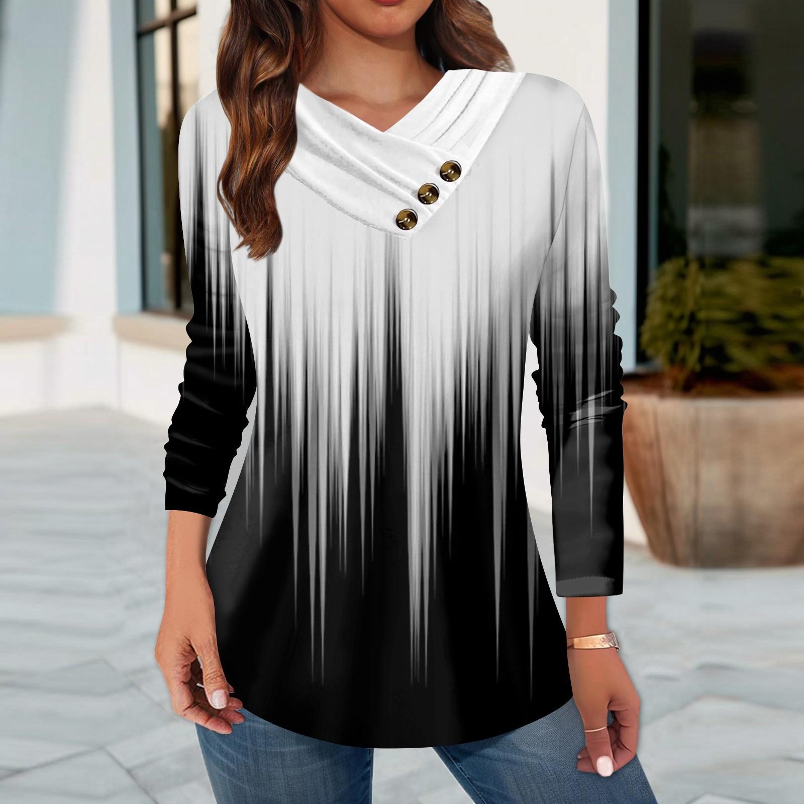 Женские топы, повседневные рубашки с длинными рукавами и пуговицами на шее, модные лоскутные блузки с винтажным принтом, футболки XXL чёрный
Женские топы, повседневные рубашки с длинными рукавами и пуговицами на шее, модные лоскутные блузки с винтажным принтом, футболки XXL чёрный