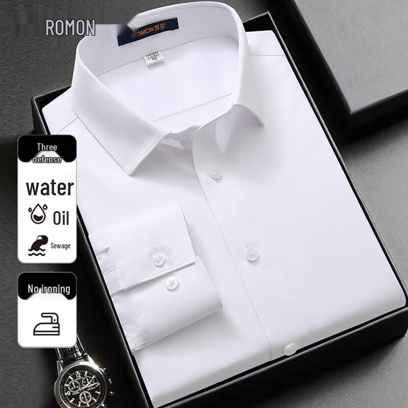 Luomeng Men s Wrinkle-Free Business Shirt (Long & Short Sleeve) 40
Luomeng Men s Wrinkle-Free Business Shirt (Long & Short Sleeve) 40