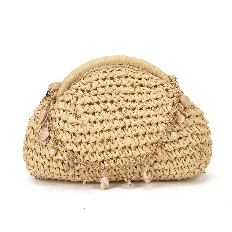 2026 New Summer Beach Straw Women‘s Crossbody Bag Bohemian Shell Chain Handmade Woven Rattan Purse Travel Vacation Shoulder Bag бежевый
2026 New Summer Beach Straw Women‘s Crossbody Bag Bohemian Shell Chain Handmade Woven Rattan Purse Travel Vacation Shoulder Bag бежевый