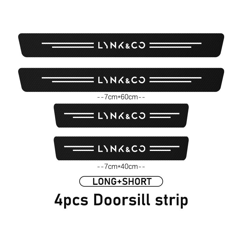 5pcs Car Door Sill Protector Carbon Fiber Threshold Stickers For LYNK&CO 01 05 03 09 02 04 06 07 08 PHEV 09 MHEV
5pcs Car Door Sill Protector Carbon Fiber Threshold Stickers For LYNK&CO 01 05 03 09 02 04 06 07 08 PHEV 09 MHEV