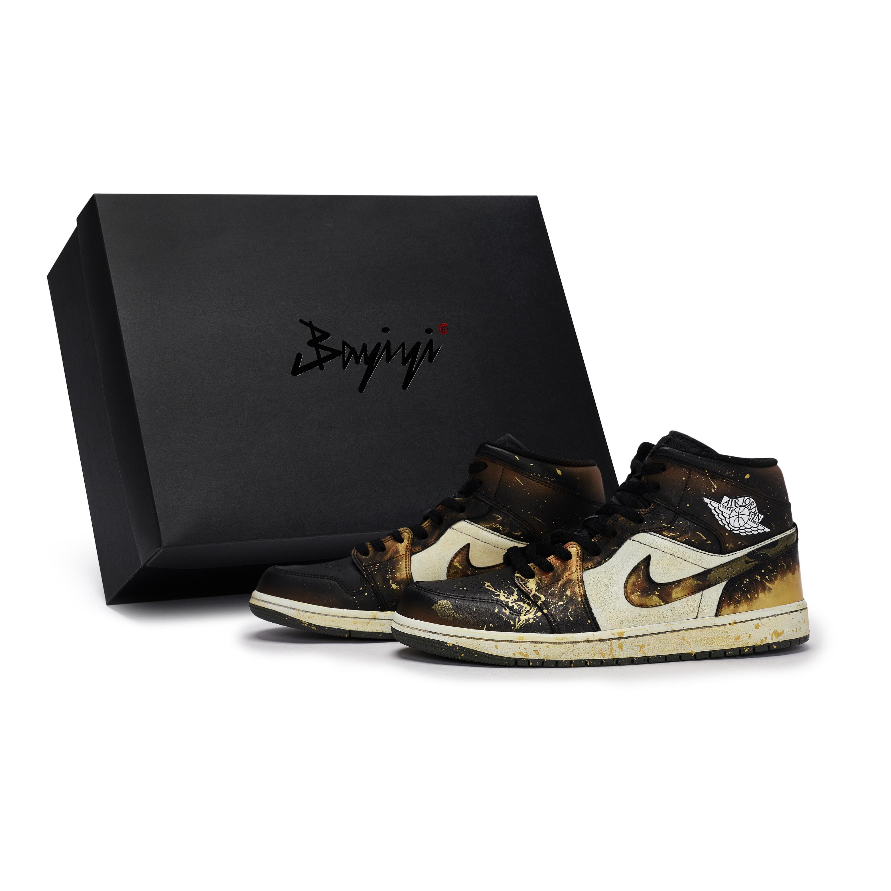 Jordan Air Jordan 1 Vintage Basketball Shoes Unisex Mid Top Beige/Black/Gold DQ8426-001(Team80-S-BOX) 38.5
Jordan Air Jordan 1 Vintage Basketball Shoes Unisex Mid Top Beige/Black/Gold DQ8426-001(Team80-S-BOX) 38.5