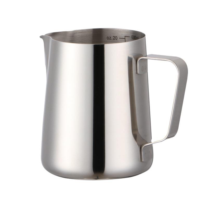 Sharp Spout Stainless Steel Latte Art Pitcher with Etched Scale - Milk Frothing Coffee Cup 150ml
Sharp Spout Stainless Steel Latte Art Pitcher with Etched Scale - Milk Frothing Coffee Cup 150ml