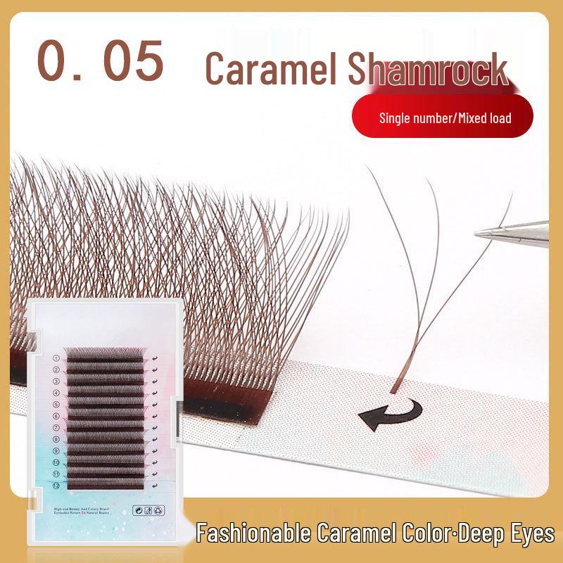 0.05 Caramel Clover 3D Soft Double Y-Shape One-Second Blooming Mixed False Eyelashes Caramel Clover 0.05 B
0.05 Caramel Clover 3D Soft Double Y-Shape One-Second Blooming Mixed False Eyelashes Caramel Clover 0.05 B