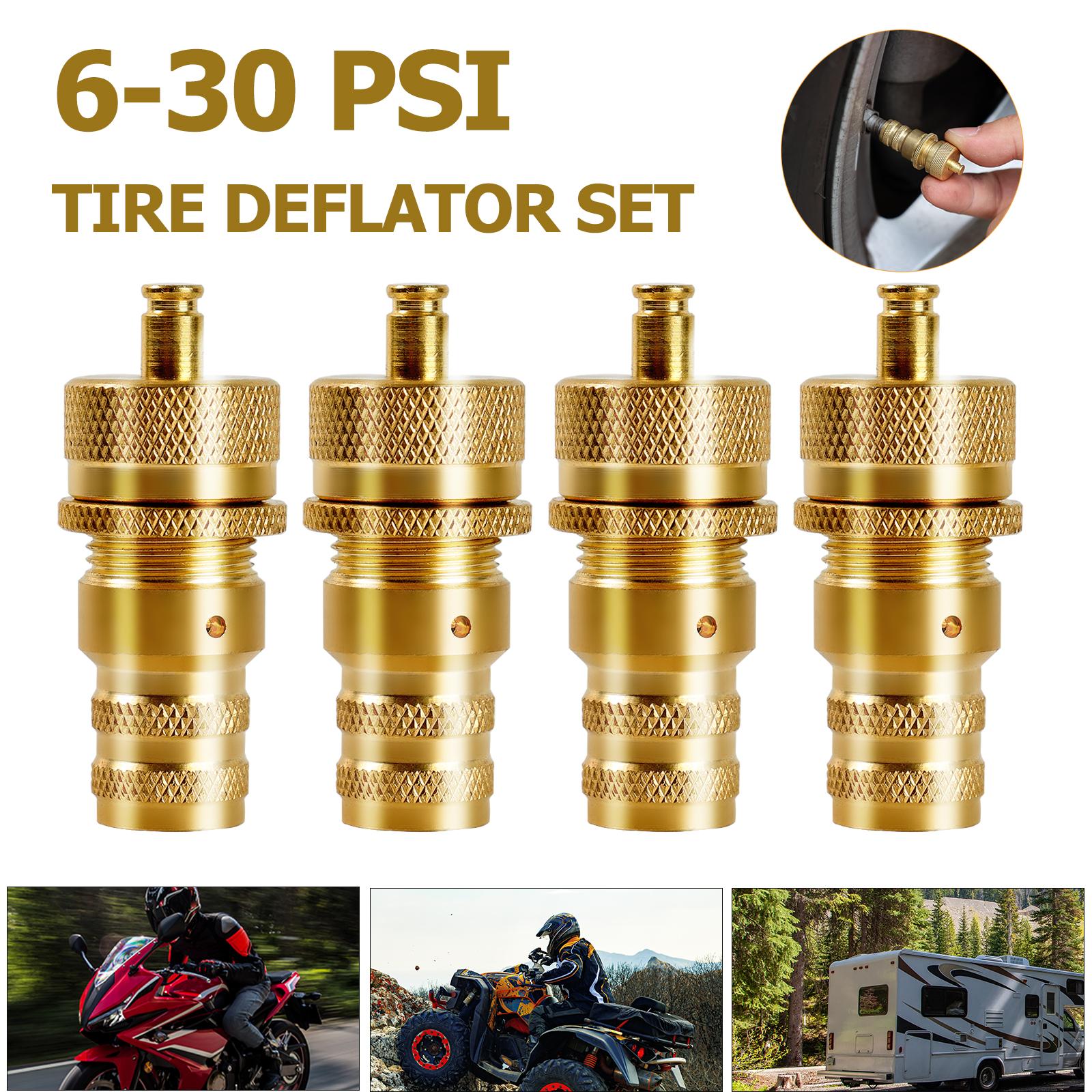 4PCS 6-30 PSI Adjustable Auto-Stop Tire Deflator Screw-on Tyre Air Down Tool Valve Cap Core 4WD Jeep Truck Pickup Motorcycle RV China Mainland
4PCS 6-30 PSI Adjustable Auto-Stop Tire Deflator Screw-on Tyre Air Down Tool Valve Cap Core 4WD Jeep Truck Pickup Motorcycle RV China Mainland