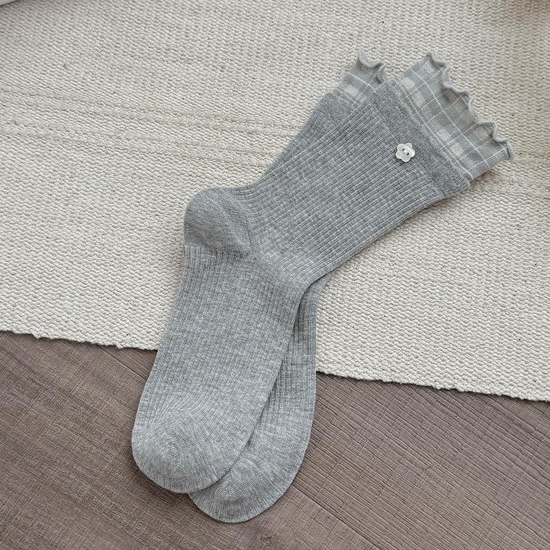 Women s Autumn/Winter Plaid Patchwork Socks with Lace Trim One Size светло-серый
Women s Autumn/Winter Plaid Patchwork Socks with Lace Trim One Size светло-серый